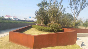 崇川耐候钢挡土墙